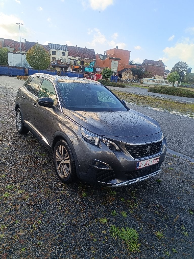 Peugeot 3008 GT-Line., Auto's, Voorwielaandrijving, Bruin, Leder en Stof, 96 kW