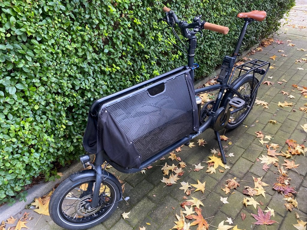 Vélo cargo pliant Muli, Fietsen en Brommers, Zo goed als nieuw, 2 kinderen, Elektrisch, Schijfrem