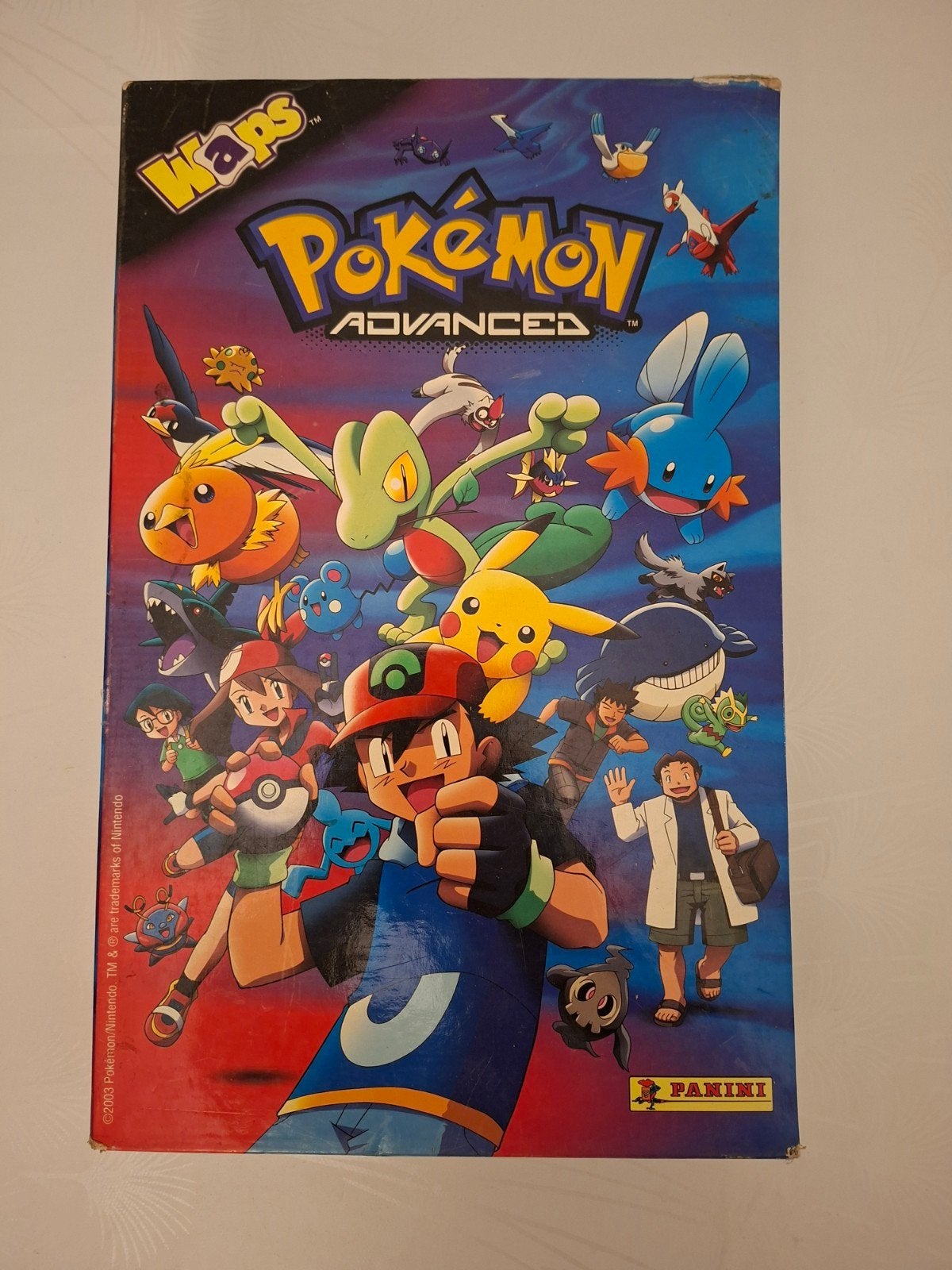 Coffret Pokémon Advanced Waps Panini 2003 – 80 Waps dont 5 L, Enlèvement ou Envoi