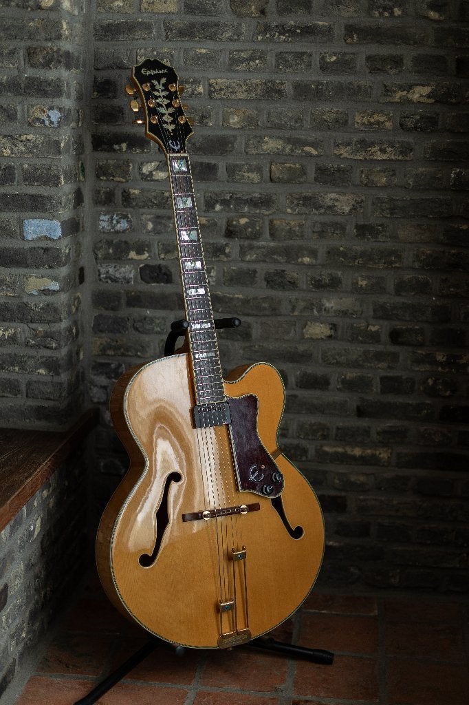 Epiphone Emperor Natural Jazz, Ophalen, Zo goed als nieuw, Hollow body, Epiphone