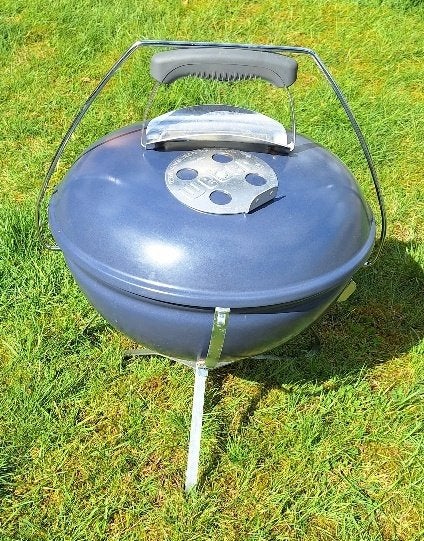 Weber Draagbare houtskoolbarbecue 37cm., Ophalen, Zo goed als nieuw, Weber