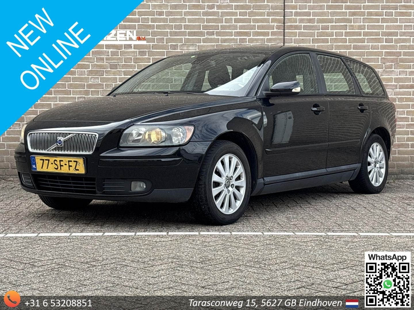 Volvo V50 1.6D Momentum, Autos, Volvo, Achat, Entreprise, Boîte manuelle, Noir