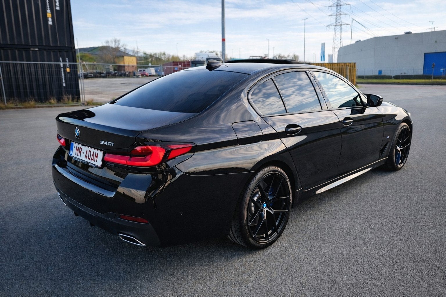 BMW 540i M-Sport – B58 6-cilinder – 55.000 km – Full Option, Auto's, BMW, Euro 6, Leder, Particulier, Dealer onderhouden