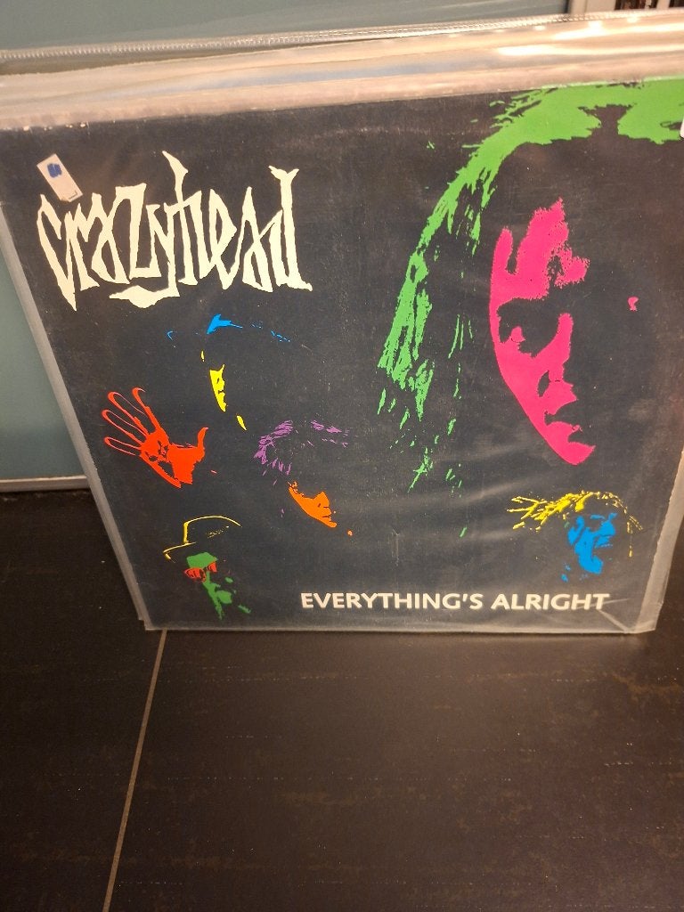 12" - crazyhead - everything's alright - bak 6, LP, 12 inch, Gebruikt, Rock
