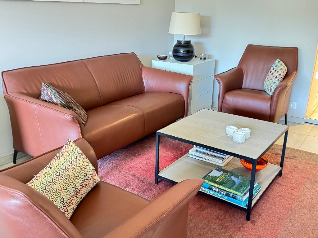 Complete Leolux Mayon & Mayuro design salonset, Huis en Inrichting, Zetels | Zetels, Ophalen, Design set Leolux, Overige maten