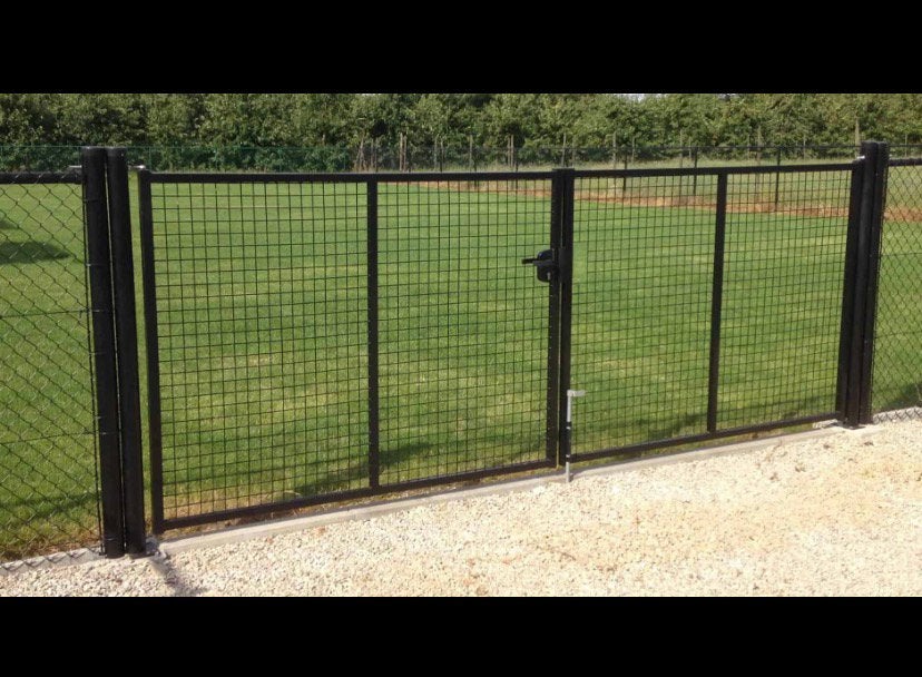 Tuinpoort zwart 4m breedte x 2m hoogte, Tuin en Terras, Ophalen, Zo goed als nieuw
