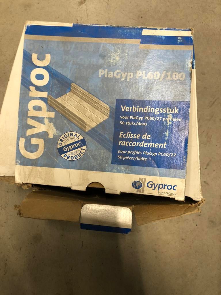 Gyproc verbindingsstuk plagyp pl60/100, Bricolage & Construction, Enlèvement, Neuf