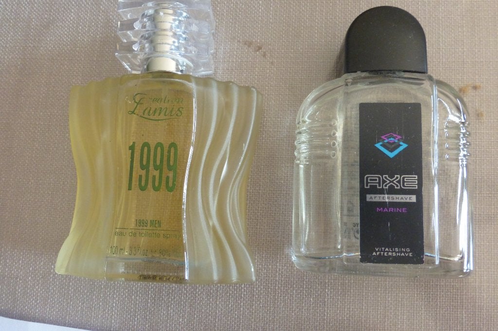 eau de toilette heer: creation lamis + axe aftershave marine, Ophalen, Zo goed als nieuw