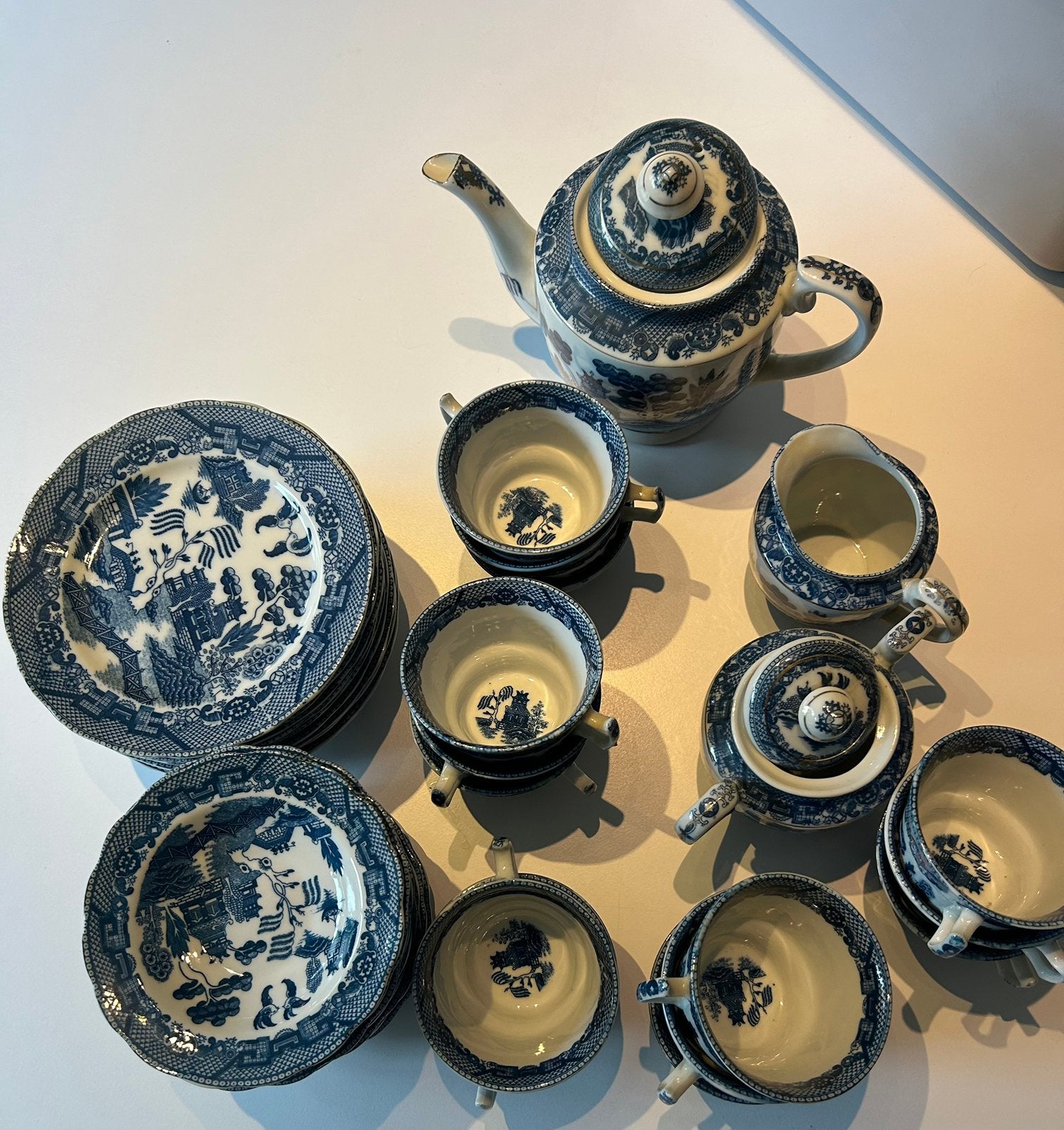Servies 12 delig, Ophalen