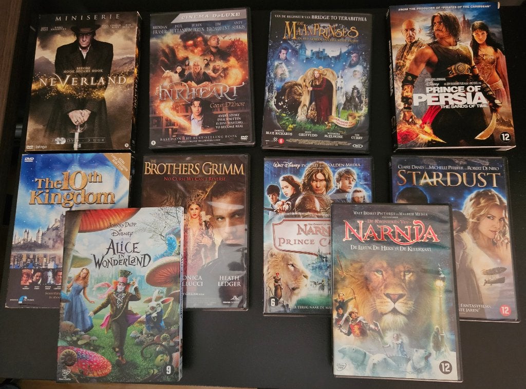 Assortiment DVDs - Fantasy, Cd's en Dvd's, Vanaf 12 jaar, Ophalen, Gebruikt, Fantasy