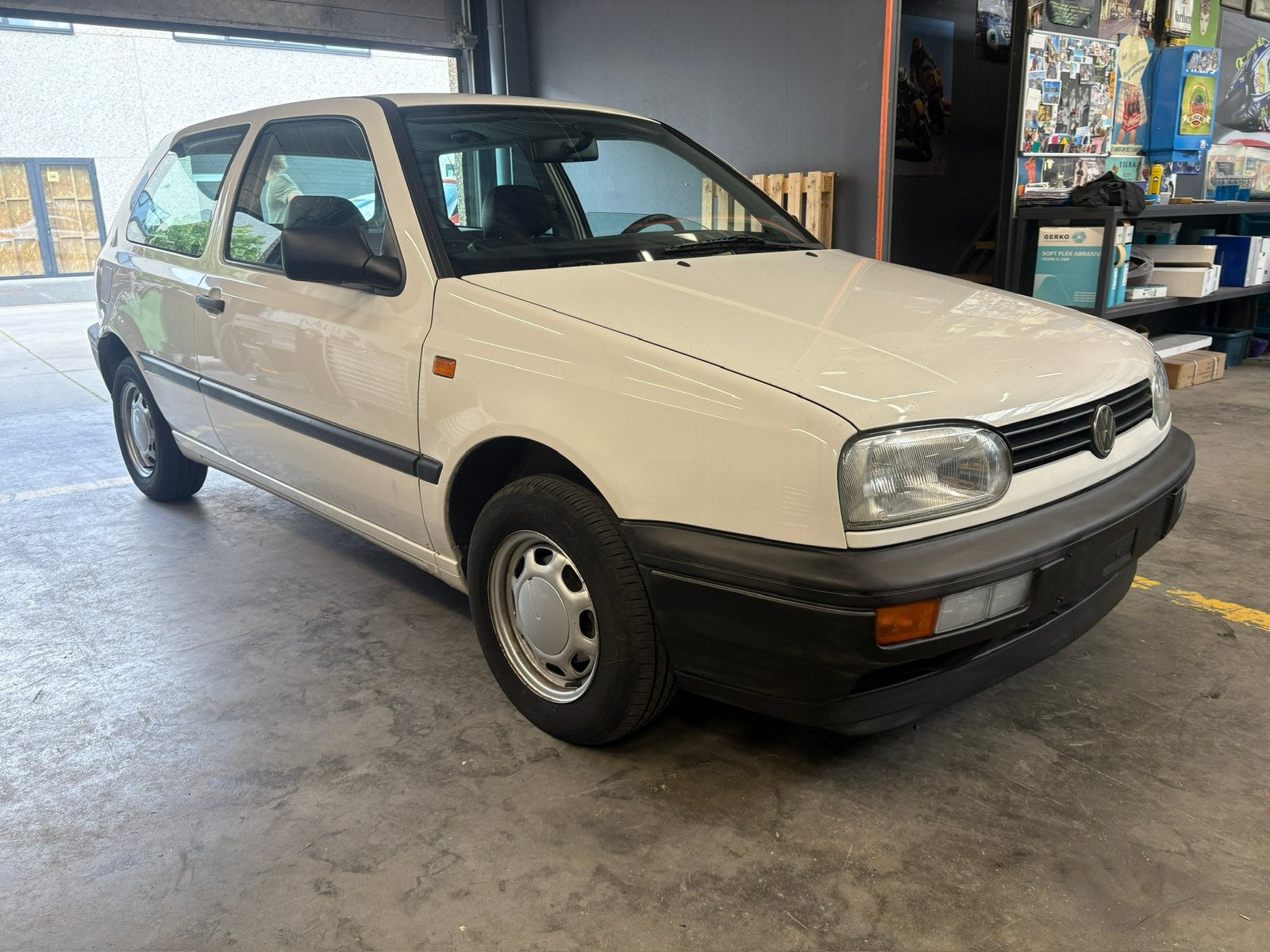 Golf 3 1995, Auto's, Wit, Handgeschakeld, 1400 cc, Overige carrosserie
