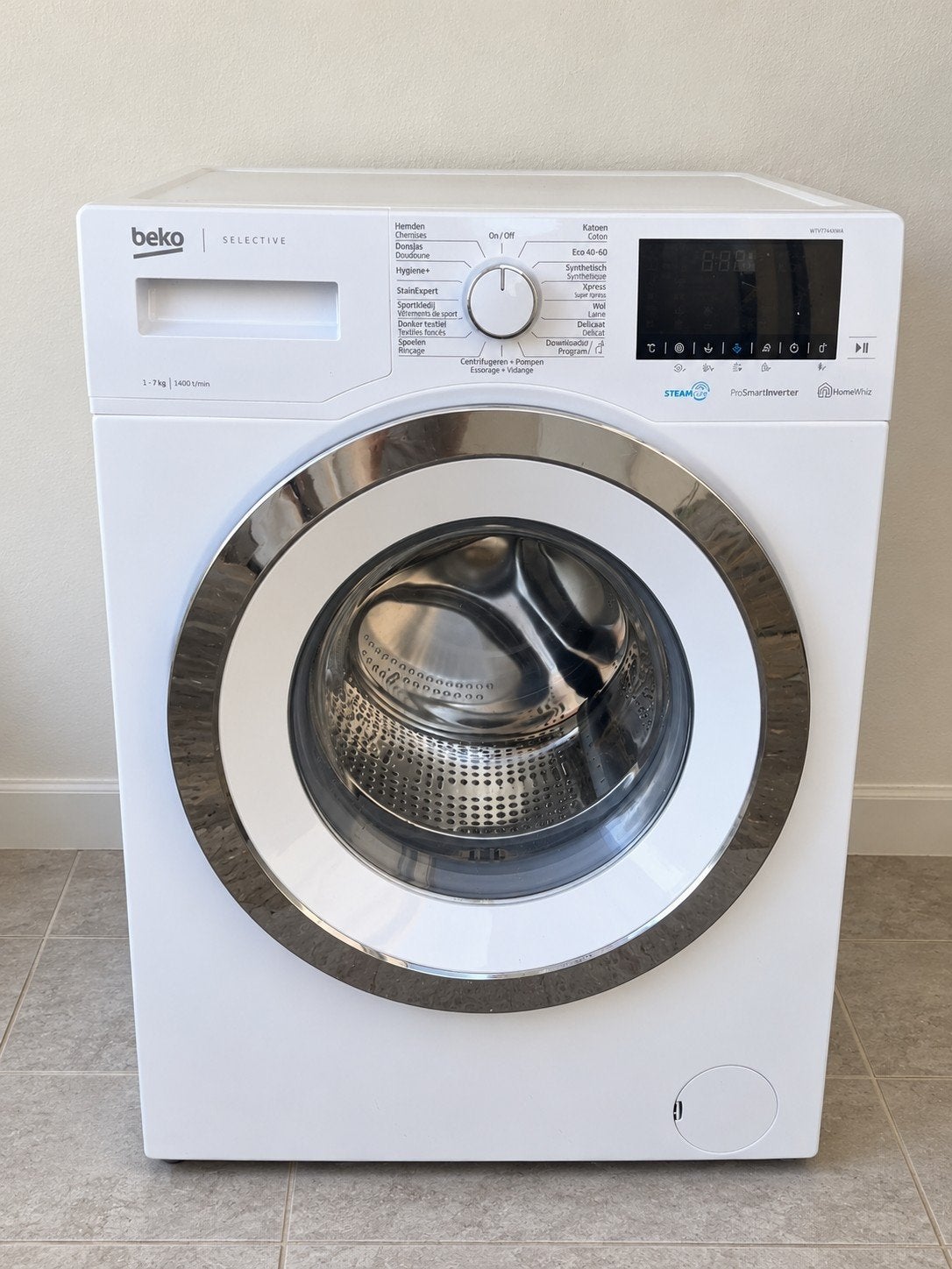 Beko WASMACHINE werkt perfect, Ophalen