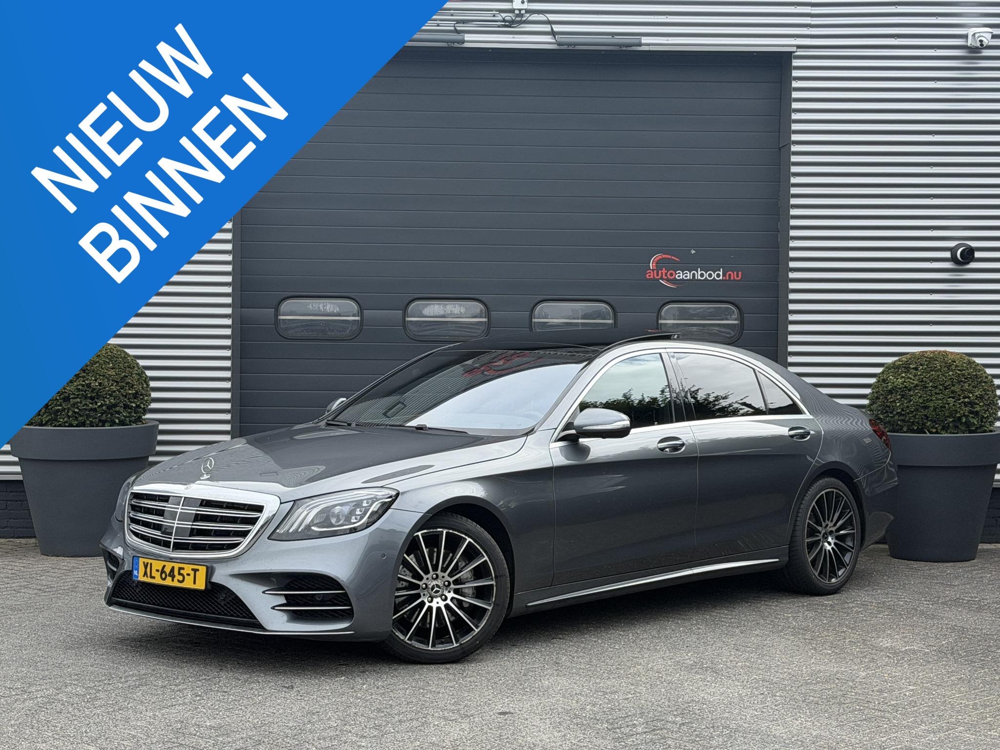 Mercedes-Benz S-klasse 400d 4Matic Lang AMG | Panoramadak |, Automaat, 4 deurs, 2005 kg, Gebruikt