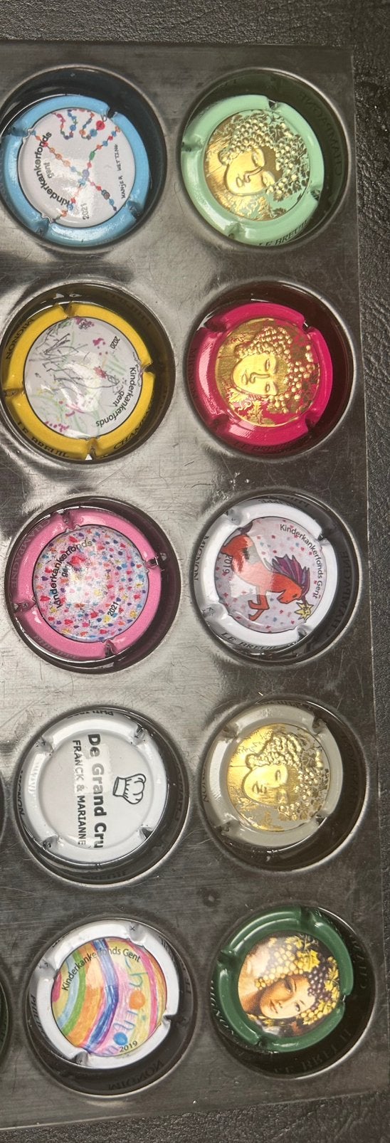 10 verschillende champagne capsules, Enlèvement ou Envoi