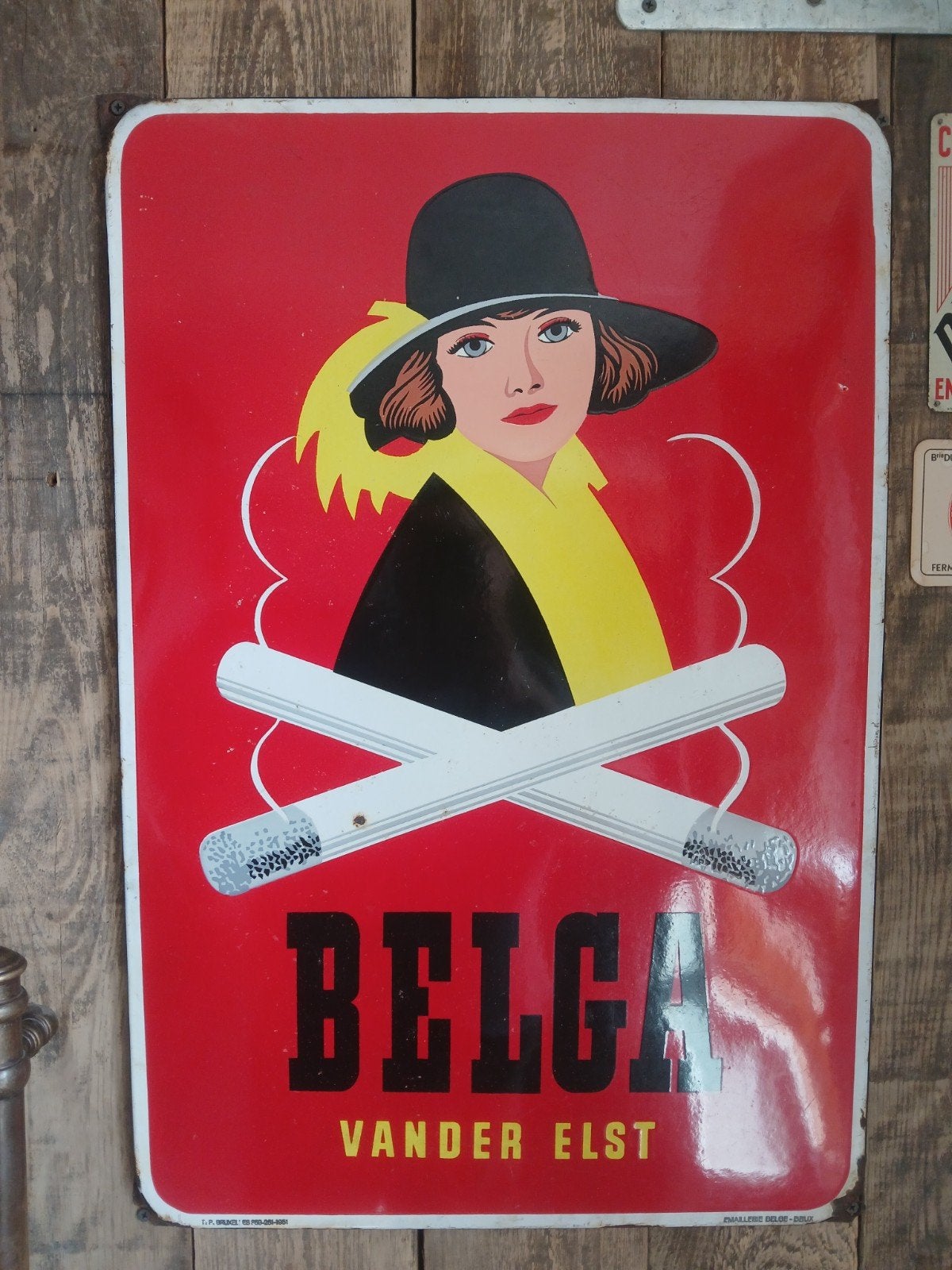 Plaques émaillée belga, Enlèvement ou Envoi