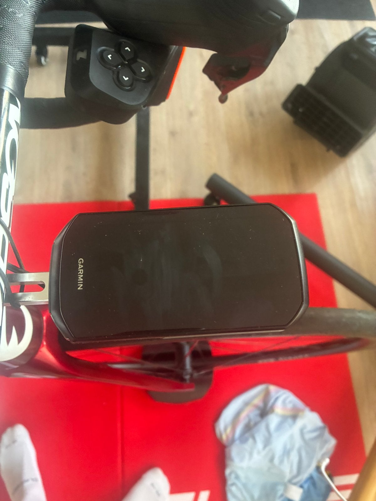 Garmin edge 1050, Envoi, Utilisé