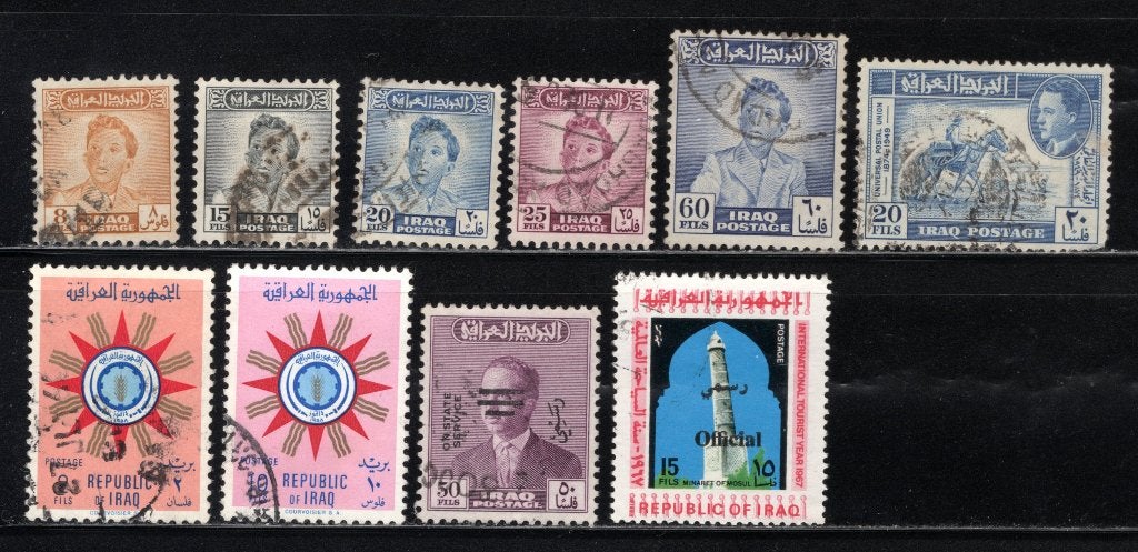 IRAK Lot zegels gestempeld, Postzegels en Munten, Verzenden, Gestempeld