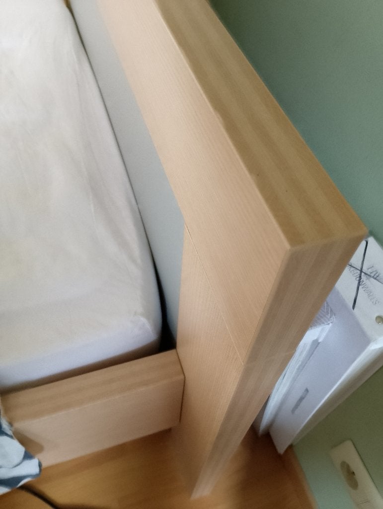 stevig enkel bed met onderbed, Huis en Inrichting, Ophalen, 90 cm, Eenpersoons, Zo goed als nieuw