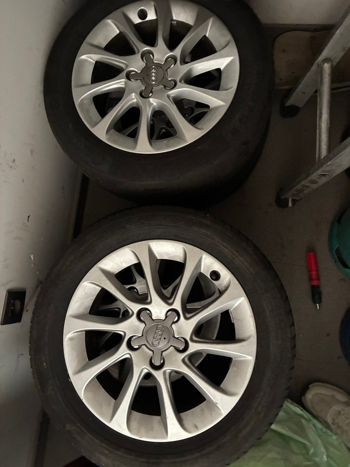 Audi-velgen dringend te koop., Ophalen, Gebruikt, 16 inch, Banden en Velgen