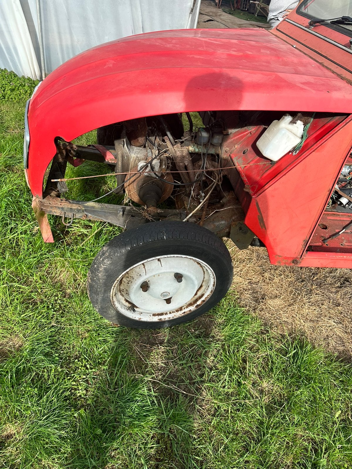 2CV restoratieproject, foto 2