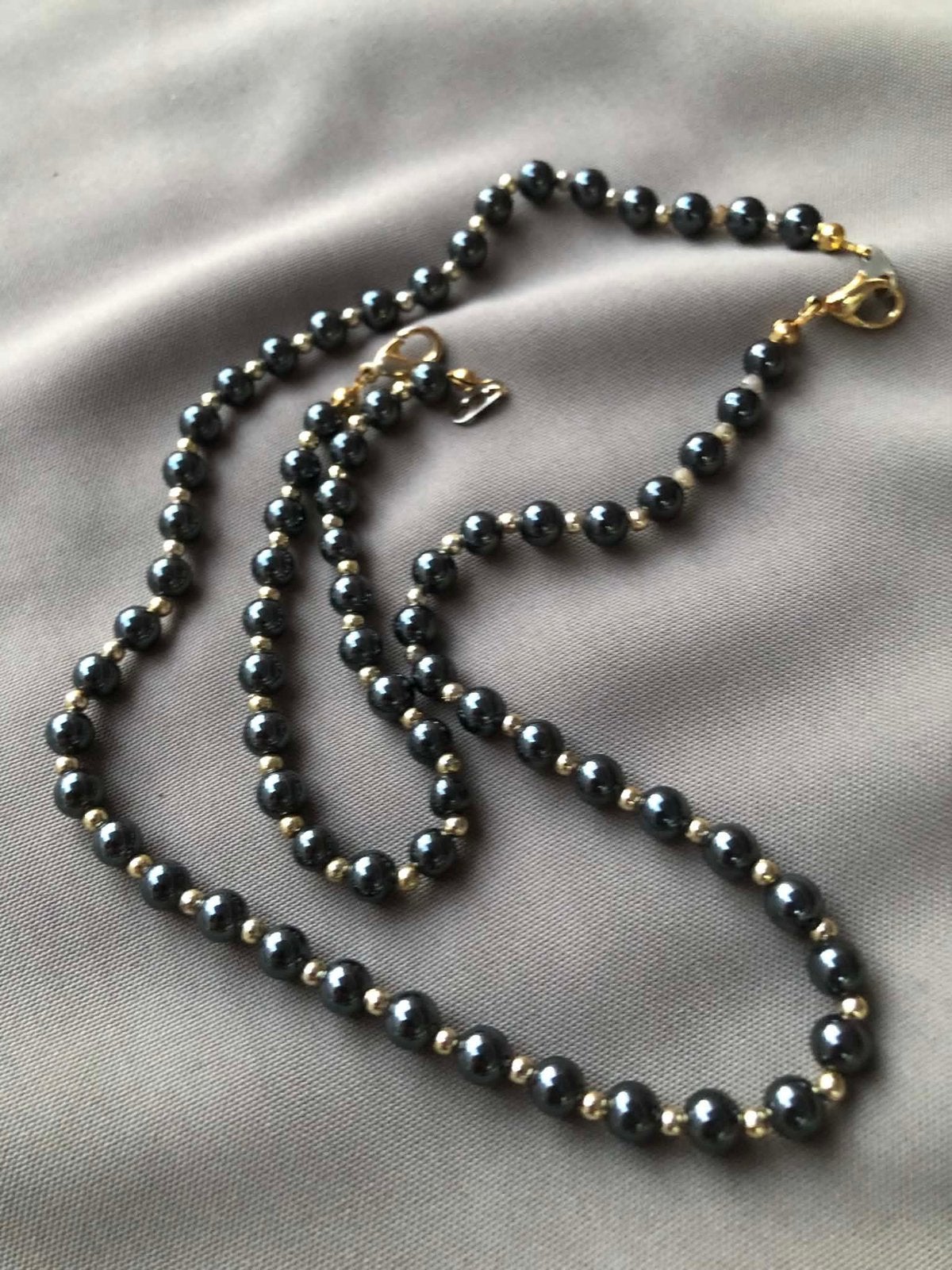 Bracelet et collier en hématite, Enlèvement ou Envoi, Comme neuf