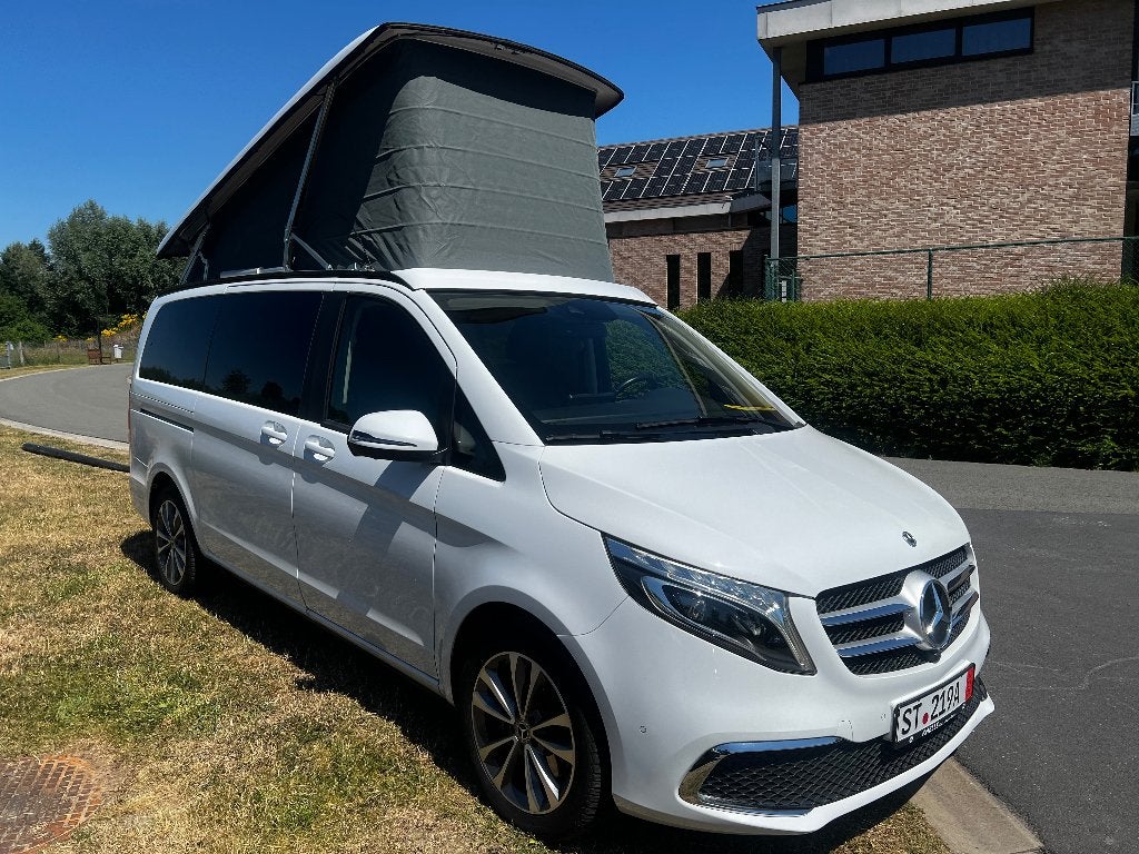 mercedes v 300 marco polo westfalia 117000 km, Auto's, Automaat, 4 cilinders, Startonderbreker, Wit