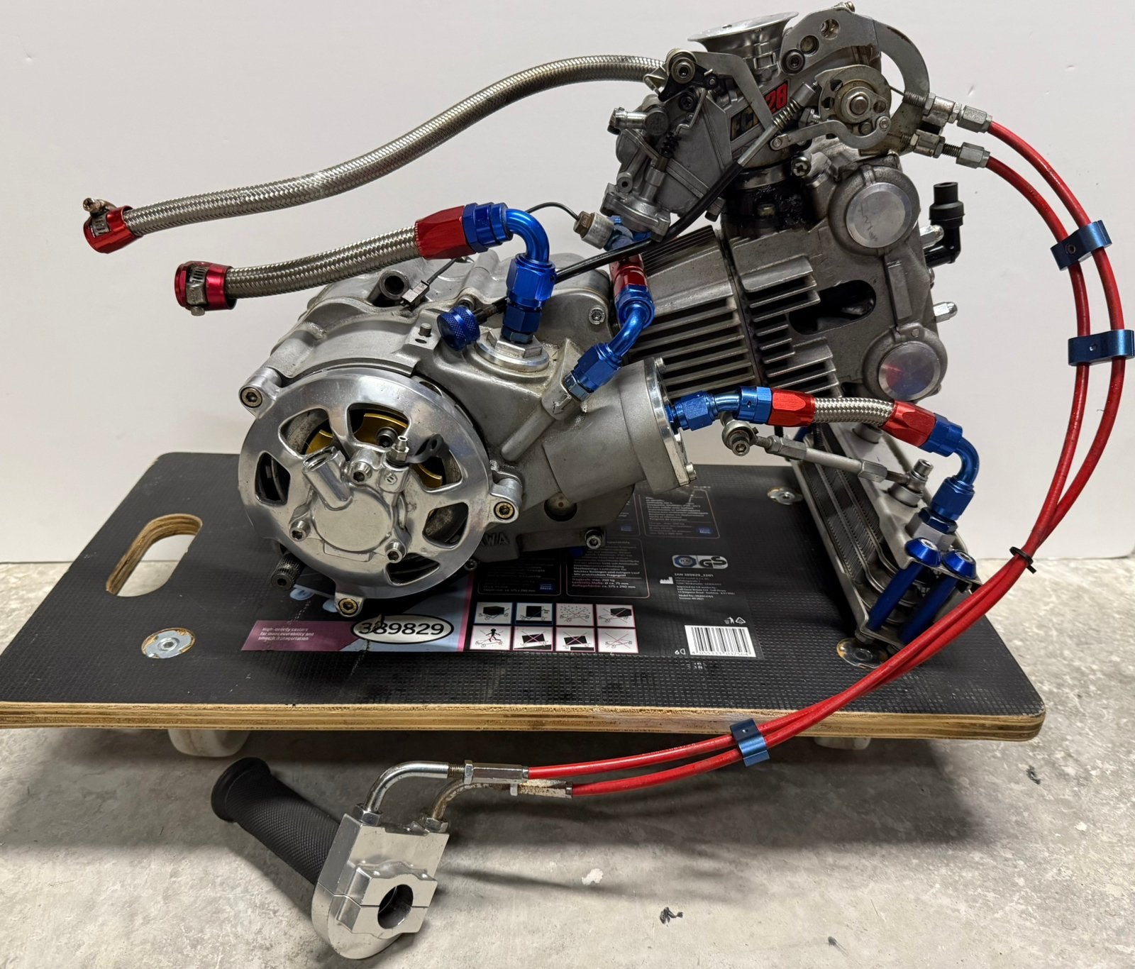 Takegawa/Daytona 124cc 4 klepper motor, Fietsen en Brommers, Brommers | Honda, Ophalen, Gebruikt, 124 cc