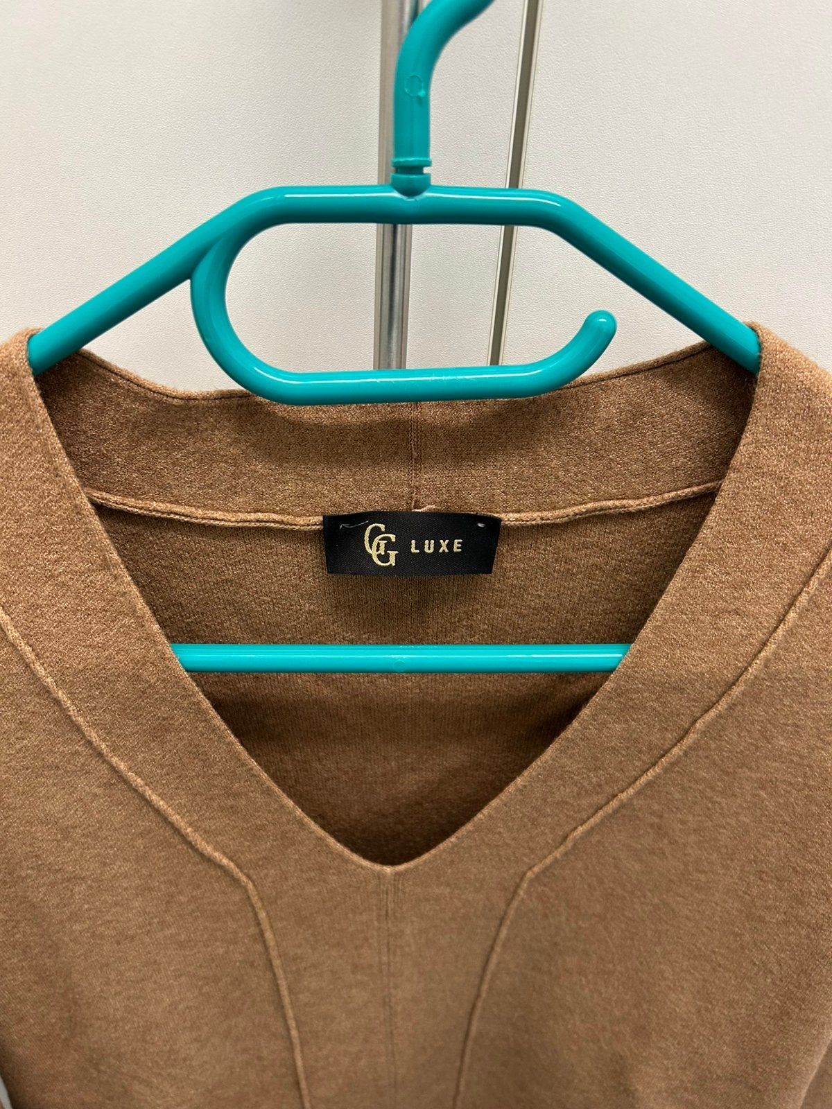 Robe pour femme, robe en jersey marron taille M  GG Luxe, Taille 38/40 (M), Enlèvement ou Envoi, Comme neuf, Brun