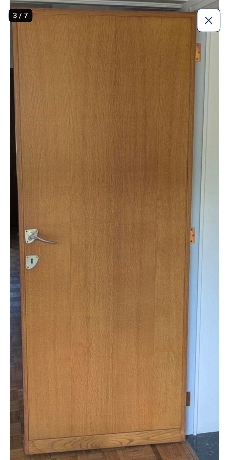 Portes intérieures en chêne, Bricolage & Construction, Fenêtres & Moustiquaires, Enlèvement, Utilisé