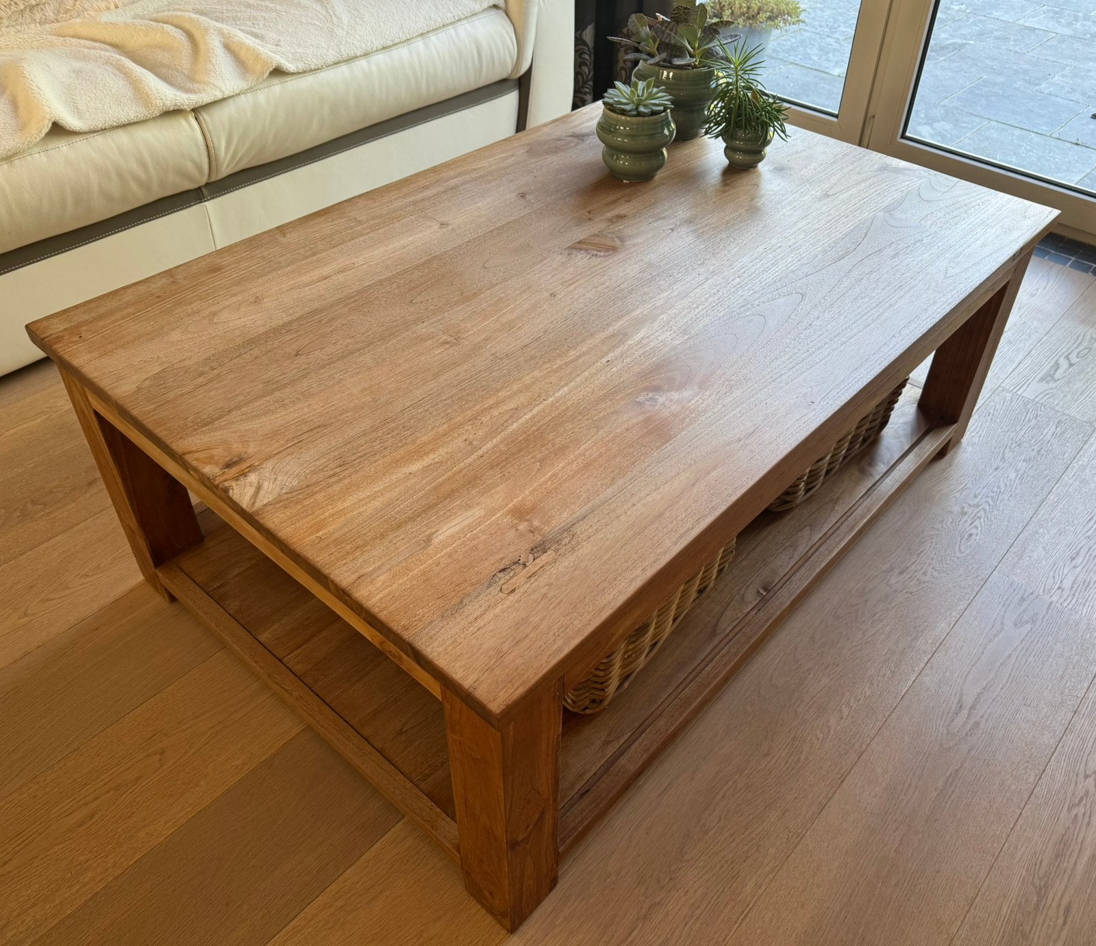 Table basse en Teck, Enlèvement, Utilisé, Teck