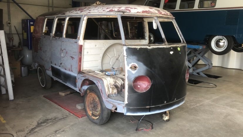 volkswagen spijlbus 1966 duitse bus alle laswerken klaar, Autos, Oldtimers & Ancêtres, Achat, Autre carrosserie, Particulier, Essence