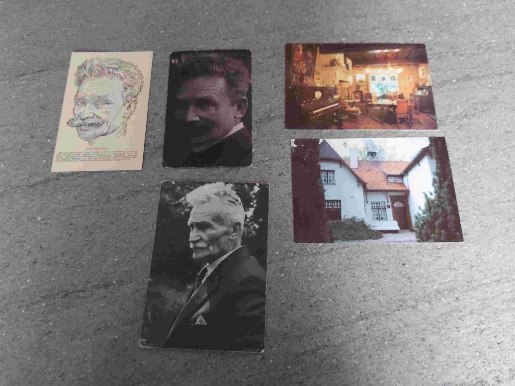 Stijn Streuvels Literatuur Vlaanderen Oorlog Postkaart Boek, Verzamelen, Ophalen of Verzenden
