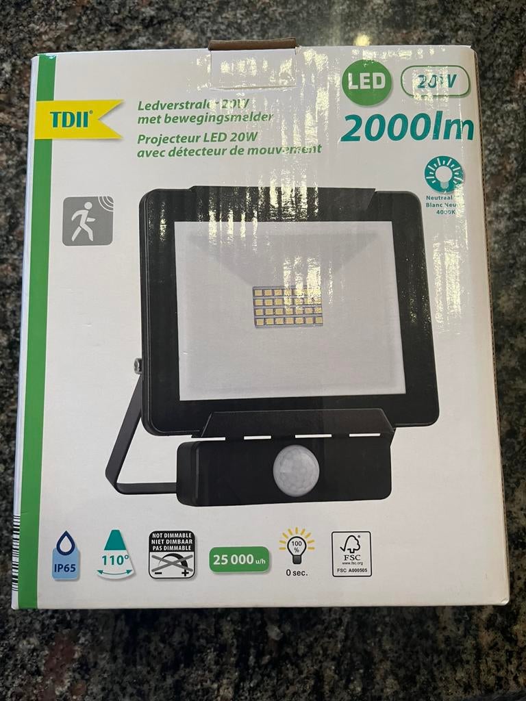 Ledstraler 20w, Tuin en Terras, Ophalen, Zo goed als nieuw, Led