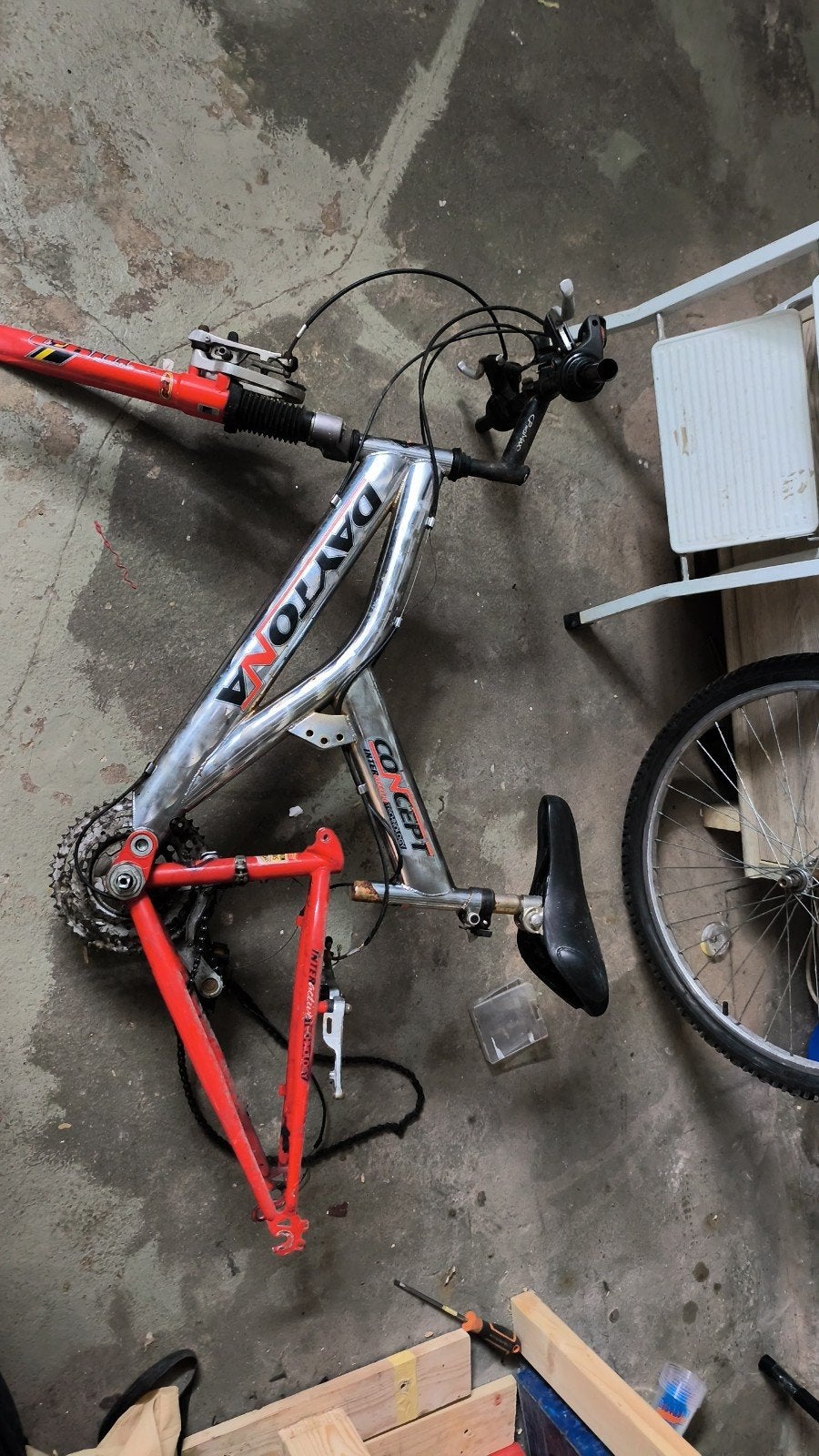 Vente vélo, Enlèvement