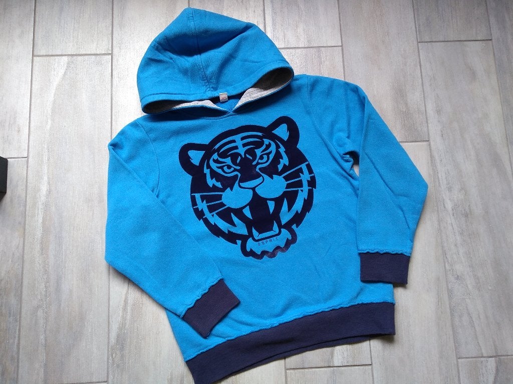 ★ M128 - Trui met kap Esprit, Kinderen en Baby's, Kinderkleding | Maat 128, Gebruikt, Trui of Vest, Ophalen of Verzenden, Esprit