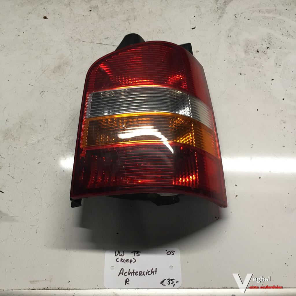 Vw Transporter T5 1.9 Diesel 2005 Achterklep Achterlicht Rec, Auto-onderdelen, Gebruikt, -, -, Ophalen of Verzenden
