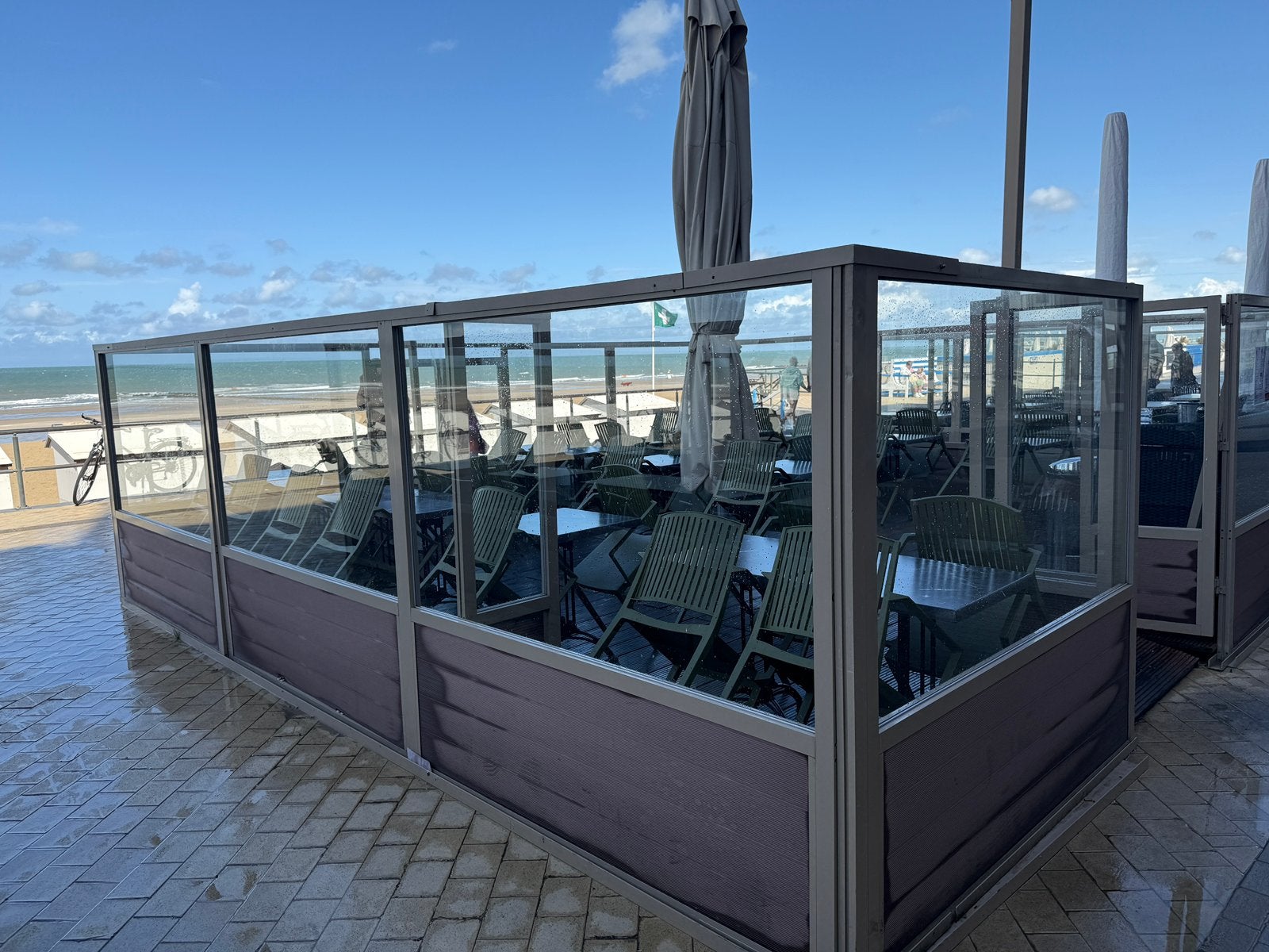 Terrasse 6x5 m avec plancher 3500€, Tuin en Terras, Ophalen of Verzenden, Zo goed als nieuw
