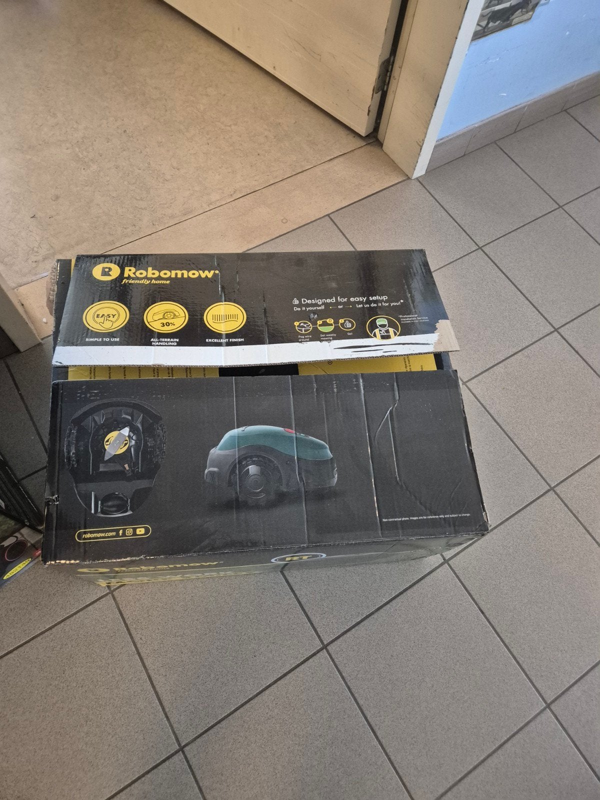 robotgrasmaaier robomow, Tuin en Terras, Ophalen, Zo goed als nieuw, Minder dan 20 cm, Robomow
