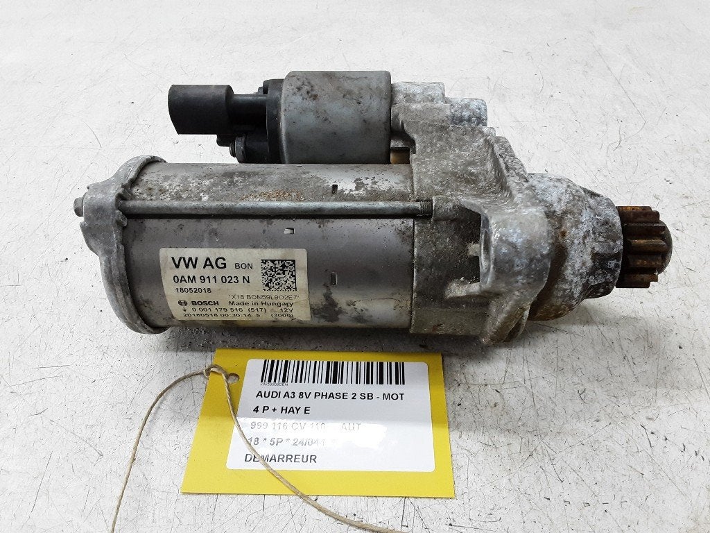 DÉMARREUR Audi A3 Sportback (8VA / 8VF) (OAM911023N), Auto-Union-Straße  1,
85057  Ingolstadt, DE, Info@audi.de, Audi, Utilisé