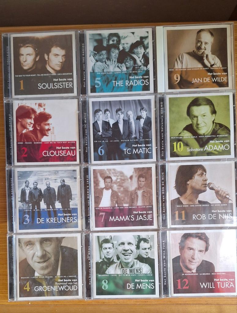 Set van 12 cd . Vlaams., Ophalen