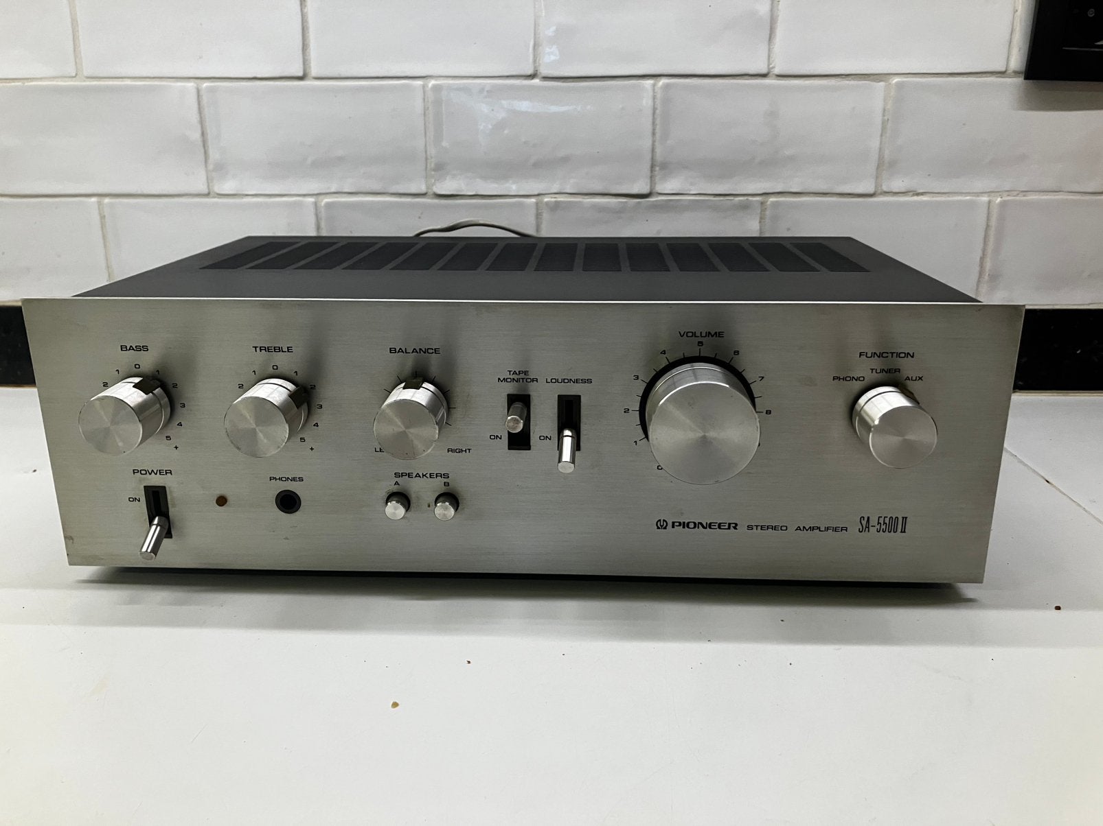 vintage Pioneer SA-5500 II, Ophalen, Gebruikt, Pioneer, Minder dan 60 watt