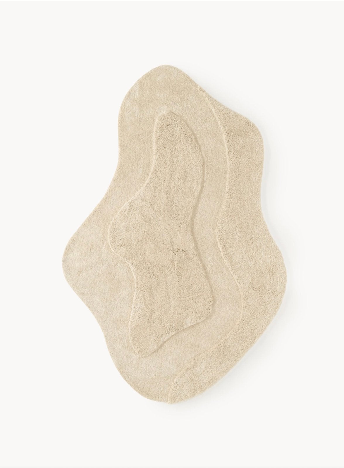 Tapijt vloerkleed cremewit NIEUW 200cm x 300cm, Huis en Inrichting, Ophalen, Nieuw