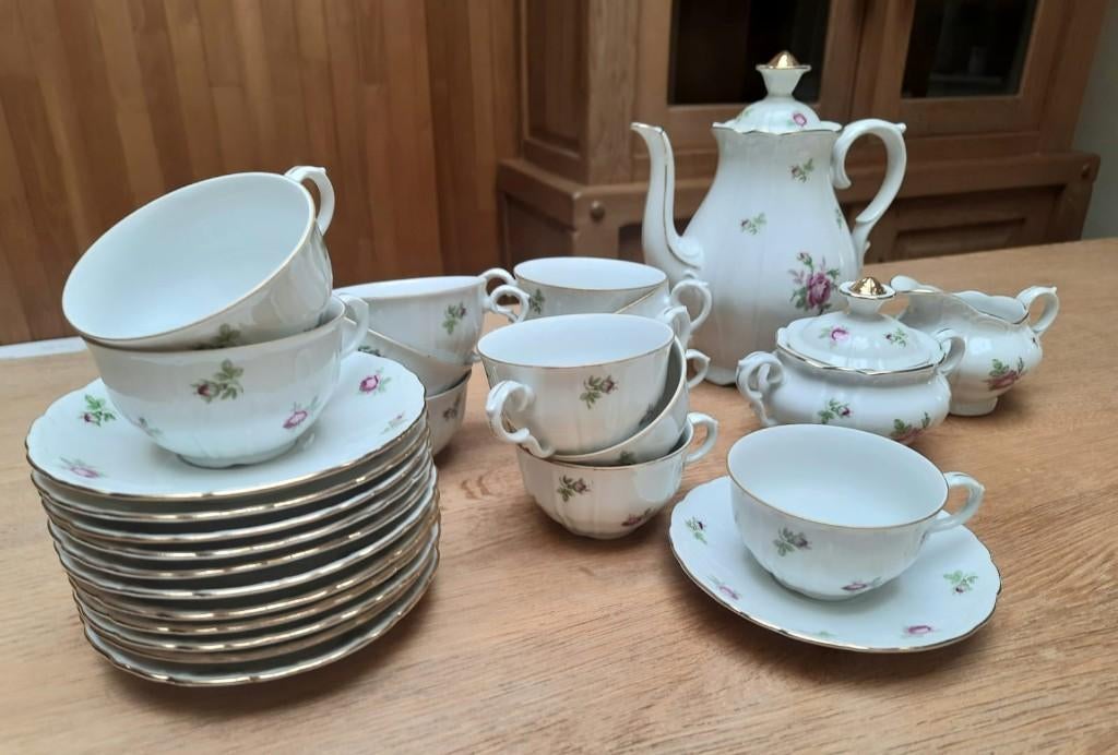 MZ Czechoslovakia koffieservies, Antiek en Kunst, Antiek | Servies compleet, Ophalen