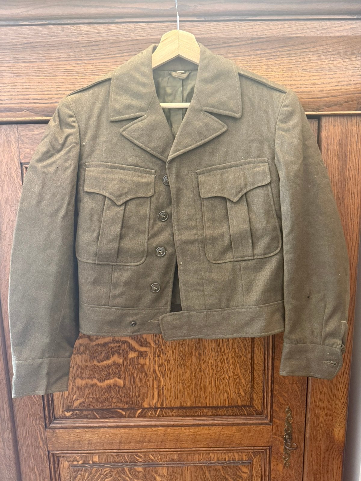 US WW2 ike jacket 36S, Ophalen of Verzenden