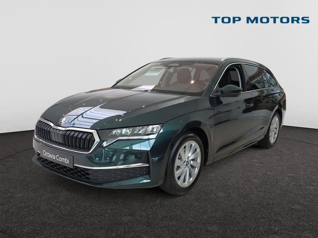 Skoda Octavia Combi Octavia Combi Family 1,5 TSI m-HEV 110 k, Auto's, Skoda, Automaat, Break, 117 g/km, Zilver of Grijs