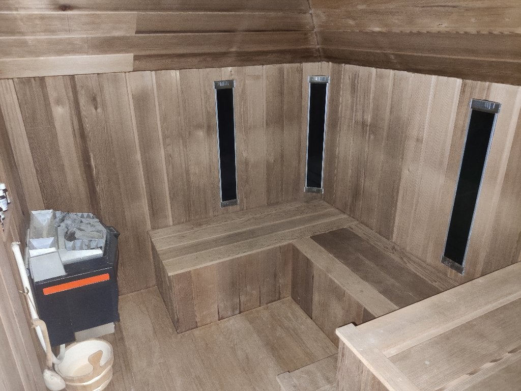 Sauna, Sports & Fitness, Enlèvement, Utilisé, Finlandais ou Traditionnel, Sauna complet