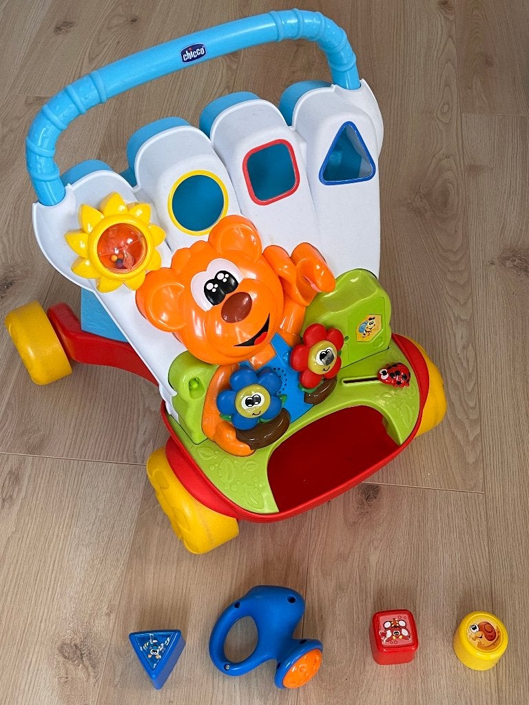 Chicco Baby Gardener 2-in-1 Loopwagen, Kinderen en Baby's, Speelgoed | Buiten | Voertuigen en Loopfietsen, Ophalen, Gebruikt, Duwvoertuig