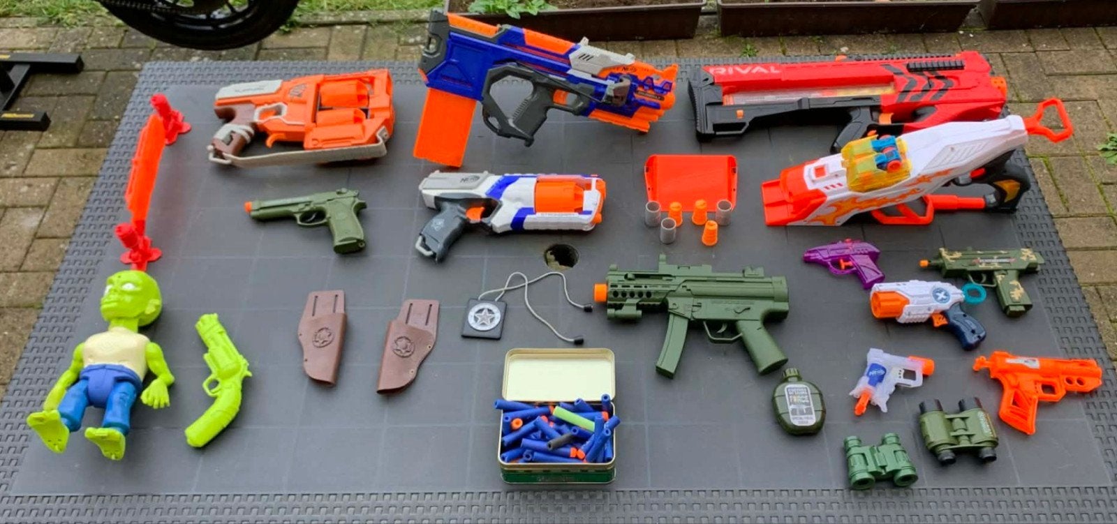 Set Nerf en speelgoedblasters, Enlèvement