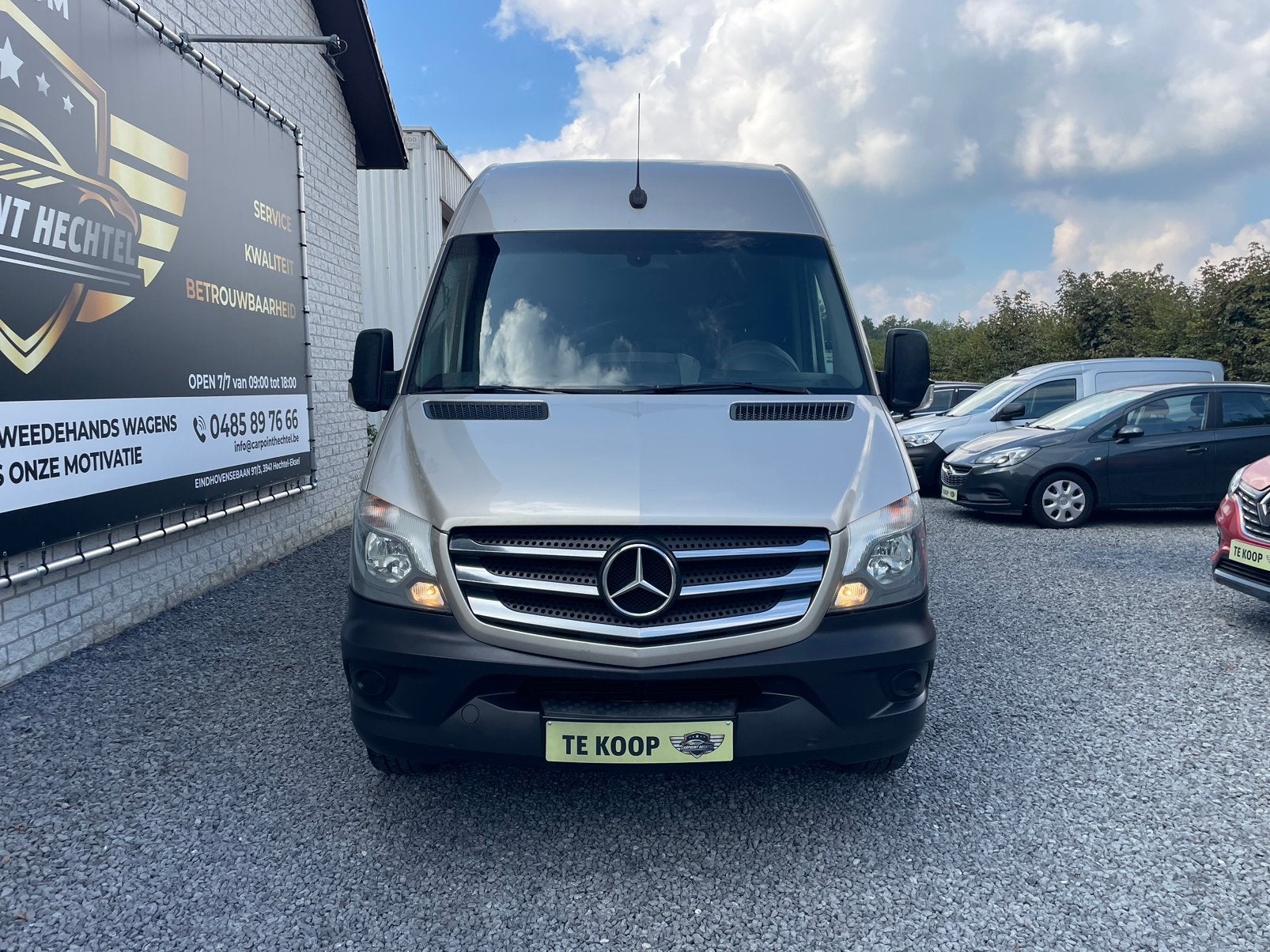 Mercedes Sprinter 316 cdi AUTOMAAT 163 pk L4H2 1ste eigenaar, Autos, 2198 cm³, Argent ou Gris, Euro 6, Entreprise