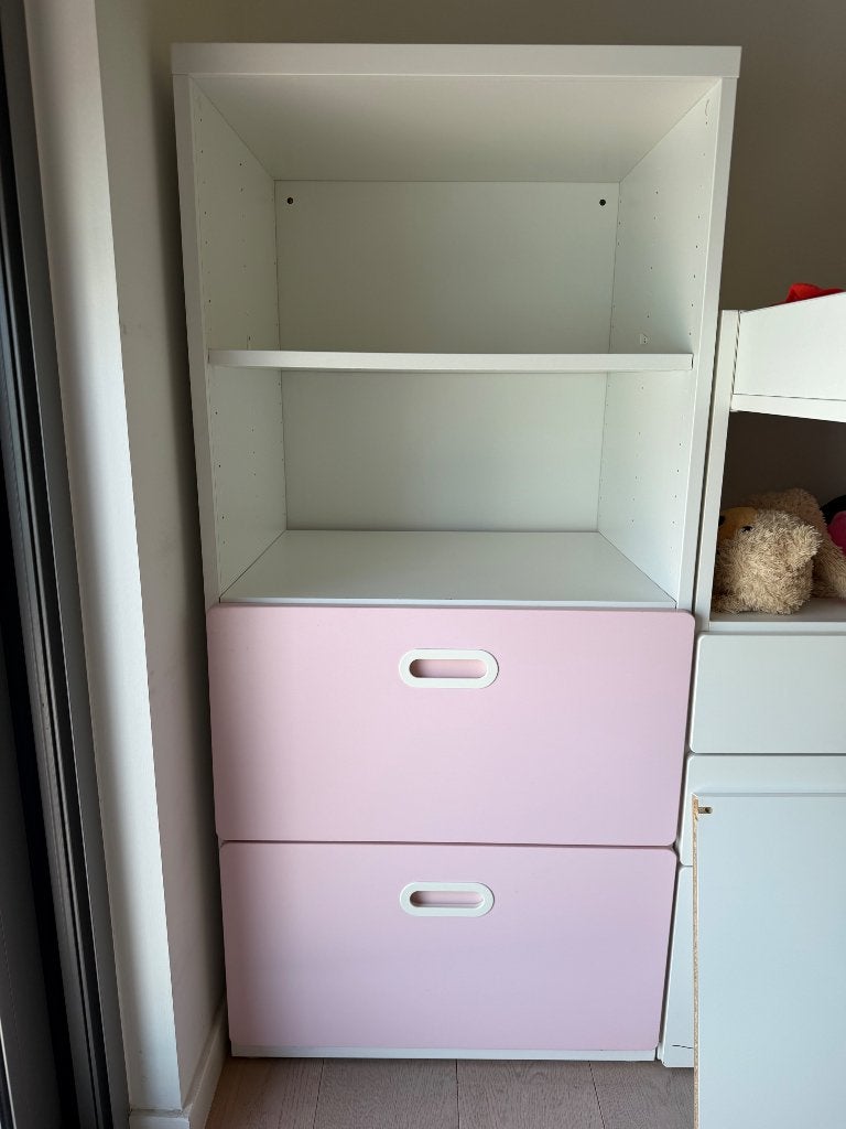IKEA Stuva kast 2 roze lades, Ophalen, Gebruikt, 105 cm of meer, Minder dan 50 cm